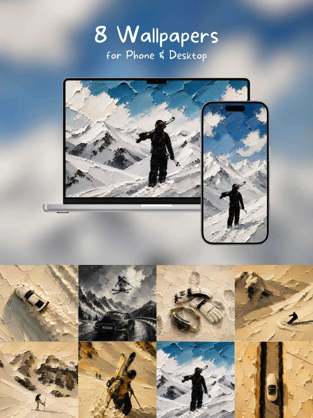 Alpine — Vol. 1 (8 Designs für jeden Bildschirm)