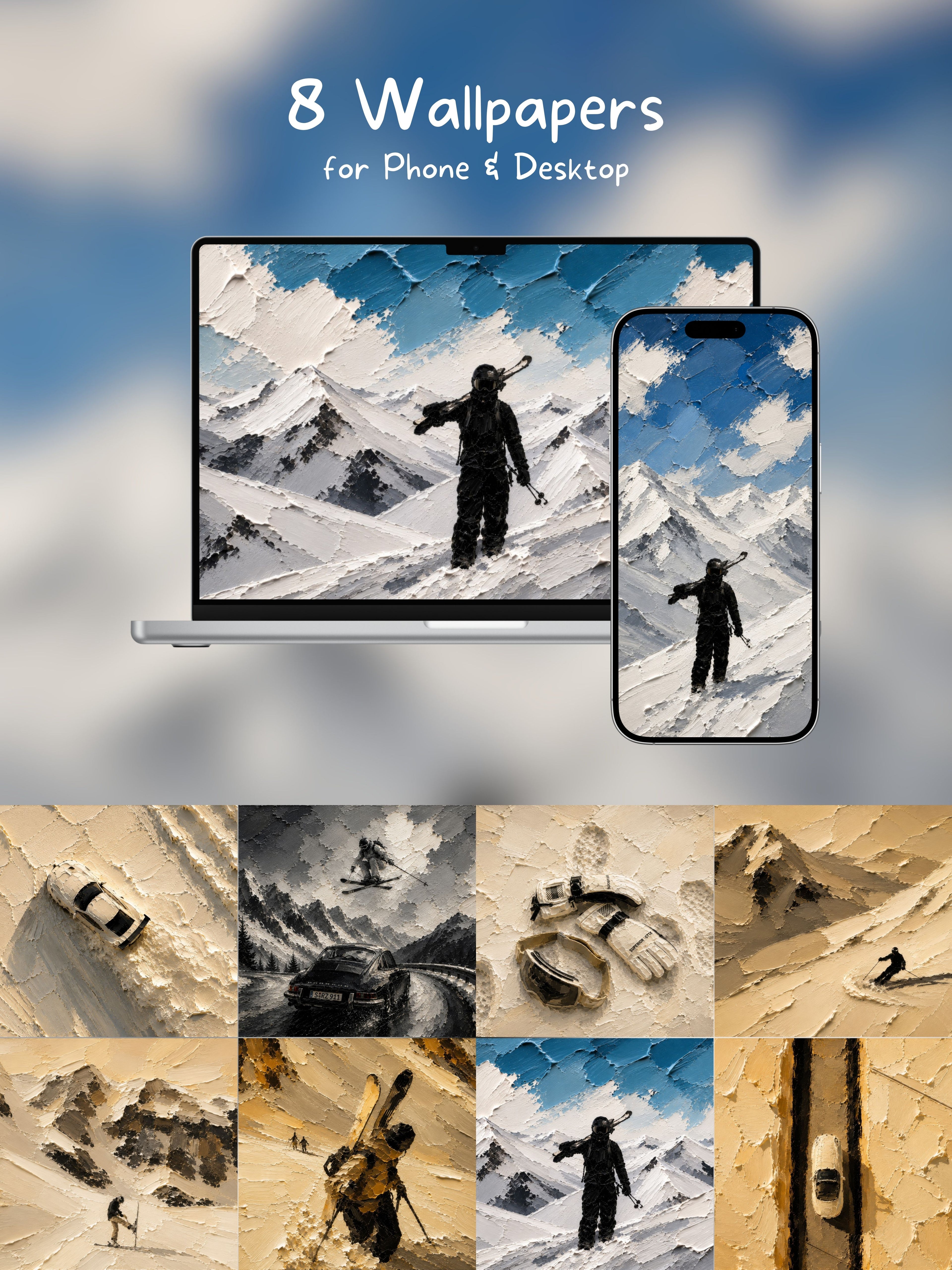 Alpine — Vol. 1 (8 Designs für jeden Bildschirm)