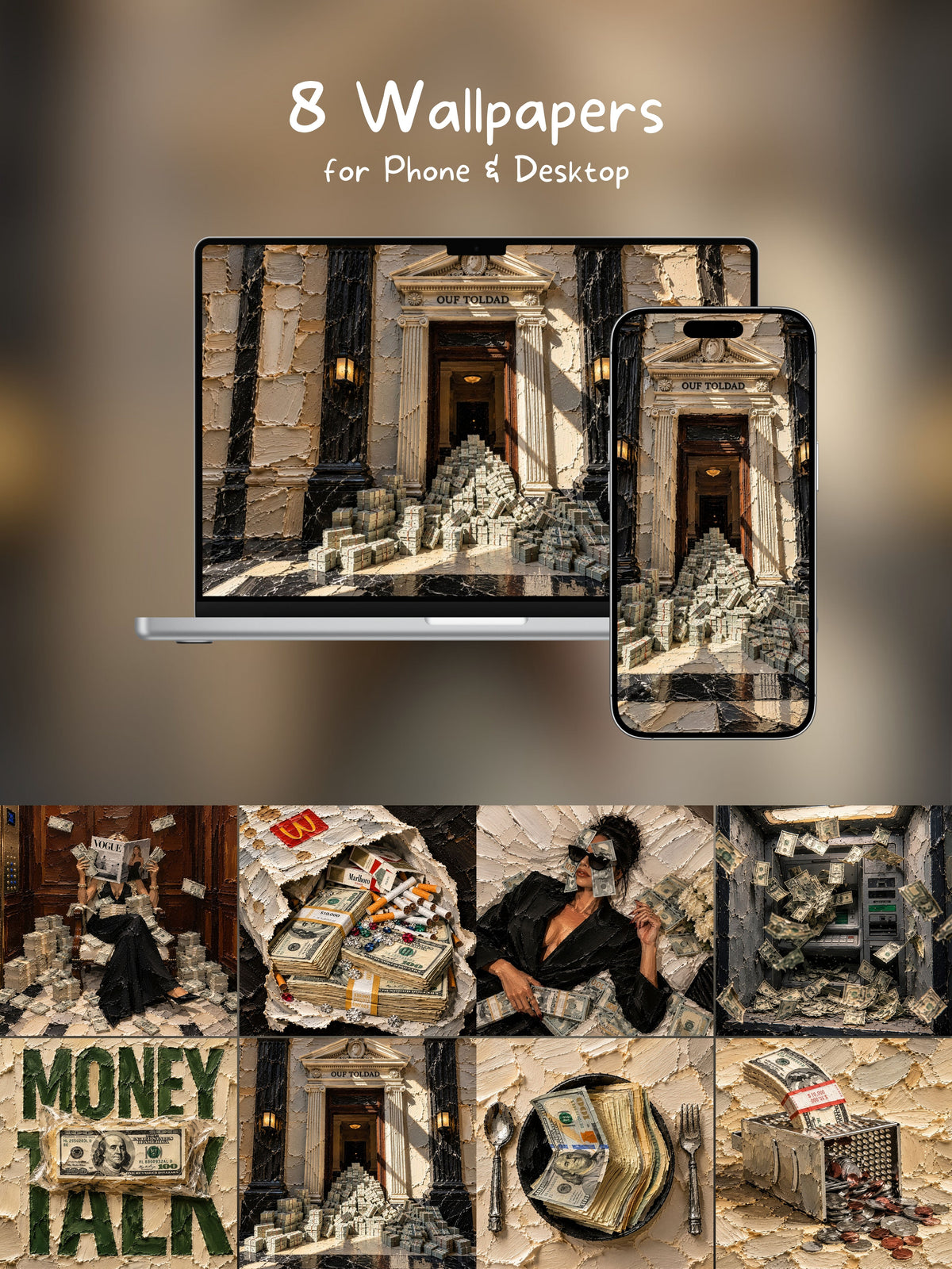 Money — Vol. 1 (8 Designs für jeden Bildschirm)