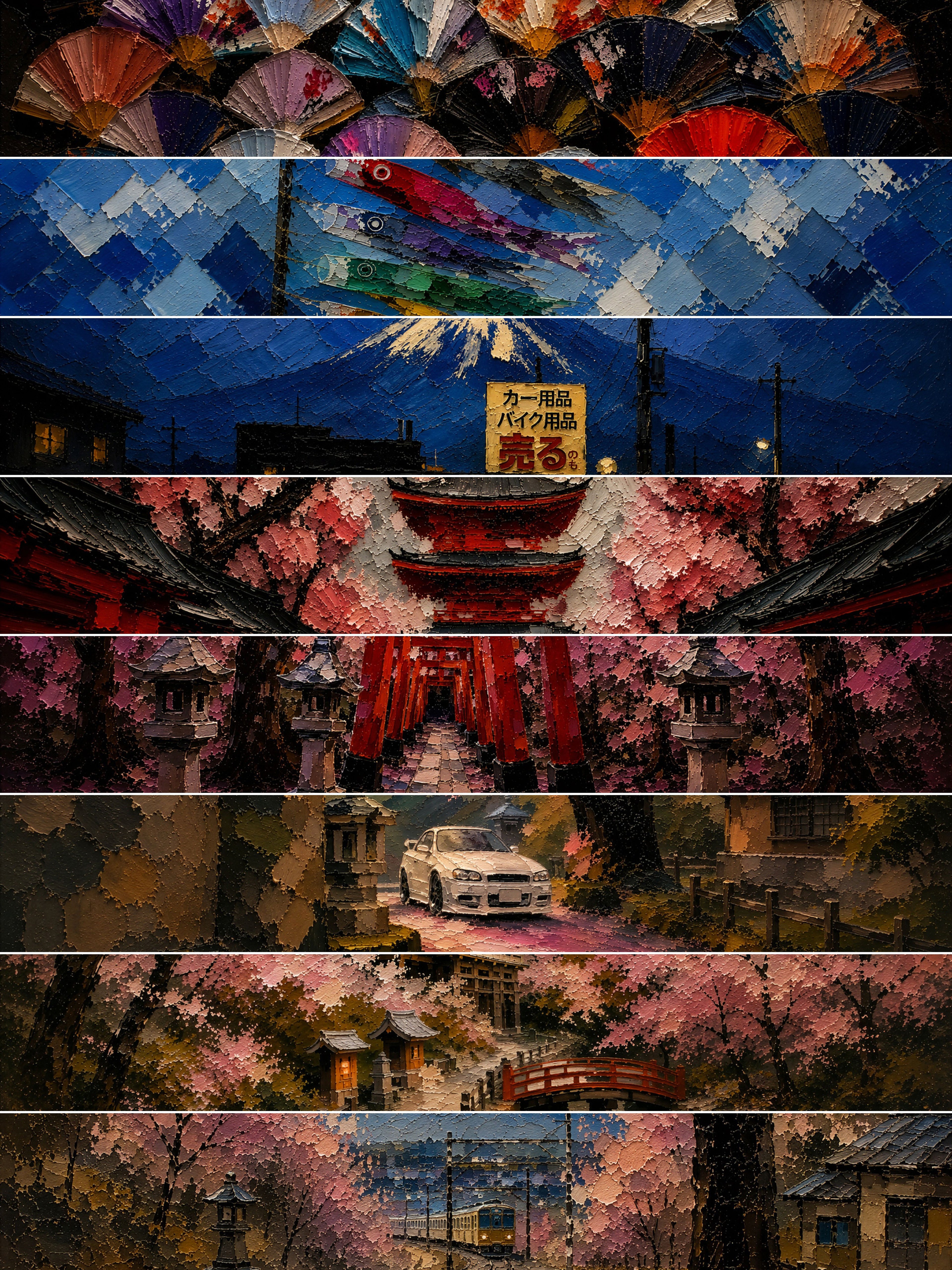 Kyoto — Vol. 1 (8 Designs für jeden Bildschirm)