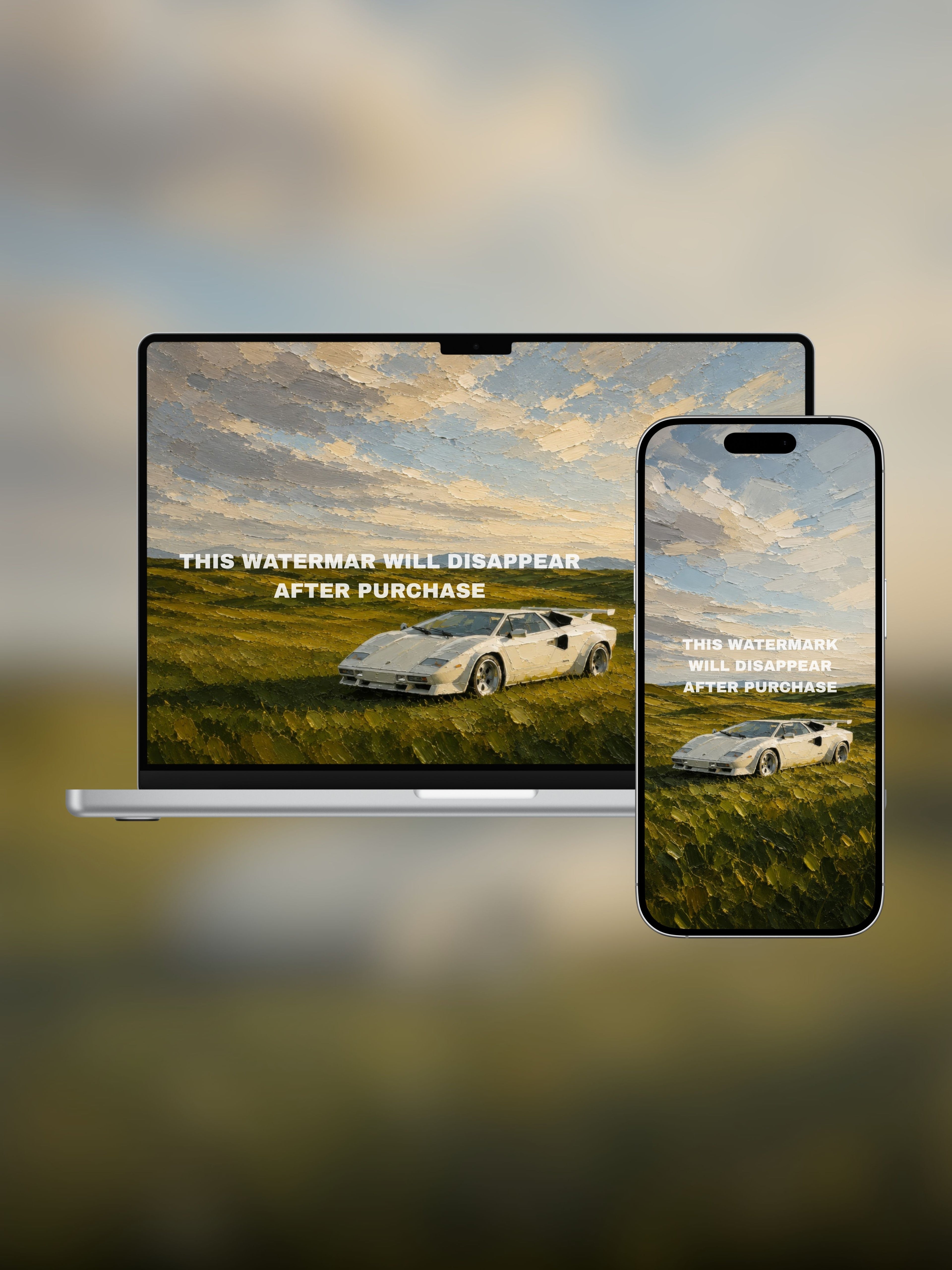 Private Club - Car in Grass (Single Design)