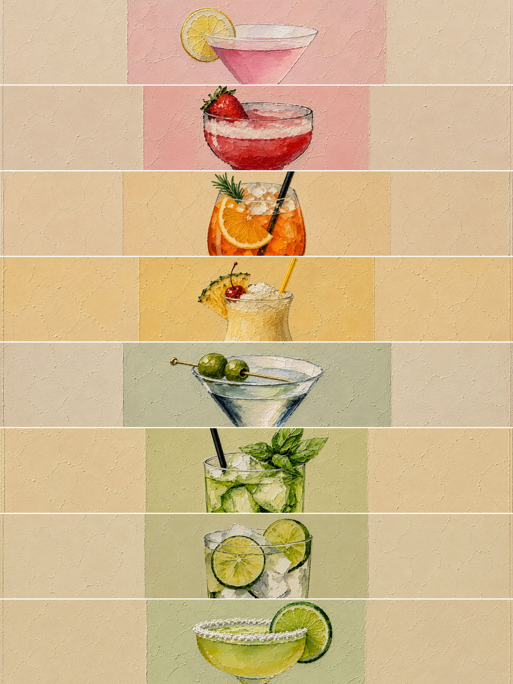 Spritz — Vol. 1 (8 Designs für jeden Bildschirm)